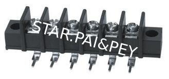 Barrier Terminal Block with fixing hole Power Automotive Terminal Block right angle 7.62mm