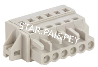 Spring-cage Clamp Terminal Female fixing flange Pitch: 5.00mm/0.197 in