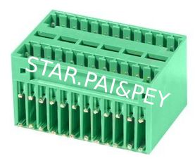 Plug-Terminal Block Socket 2 row pin Pitch : 2.5 mm  / 0.098 in