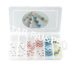 75pcs Electrical Heat Shrink Shrinkable Solder Seals Butt Splice Connector Terminals Kit
