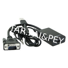 VGA Male To HDMI 1080P HD + Audio TV HDTV Video Converter Adapter with Cable