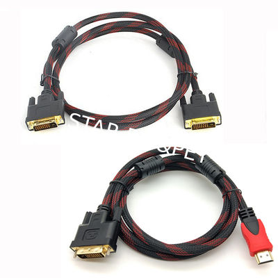 HDMI to DVI 24+1 Cable Support 1080P Full HDMI Male to DVI-D Male High Speed Adapter Cabl