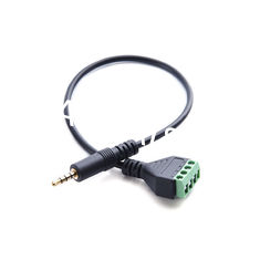 3.5mm 4-Pole Stereo Headphone Audio Male Plug to Screw Terminals Block Adapter Expansion Cable