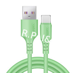 Liquid silicone Fast Charging Cord USB Type C 5A Data Cable For Android