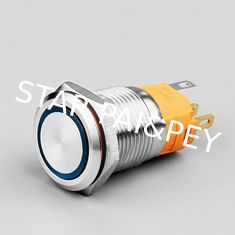 16MM DPST ON OFF momentary stainless steel push button with IP67 IK10