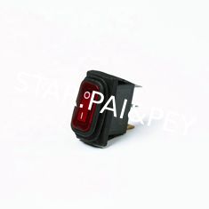 waterproof Black Basculante Interruptor 12V luminescence LED panel 3pin rocker switch