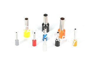 Closed end electric 1mm wire Boot Lace Ferrules connector tube Terminal