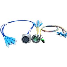 IP67 Photoelectric Mixing Customized Fast Fiber Optic Cable Connector