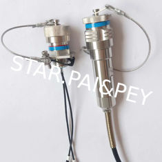 J599 series 2 pin optical fiber square flange socket industrial connector