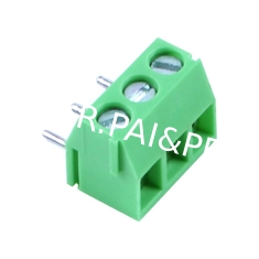 3.96mm/0.156'in Pitch terminal block pin dip 90°| Pitch: 3.96mm | Part No.511-3.96-203