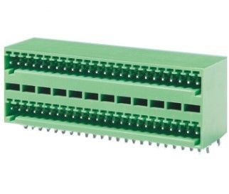 Plug-Terminal Block Socket 2 row right angle pin Pitch : 2.5 mm  / 0.098 in