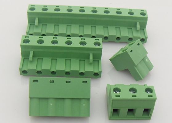 Plug-Terminal Block Head vertical connect wire Pitch:7.62mm / 0.3 in