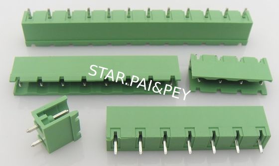 Plug-Terminal Block socket closed straight pin Pitch:7.62mm / 0.3 in