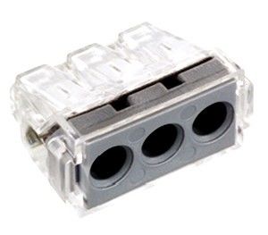 Lighting Connector for solid cable 3 poles easy access to installment and high security