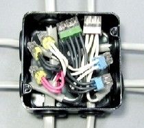 Lighting Connector for solid cable 3 poles easy access to installment and high security