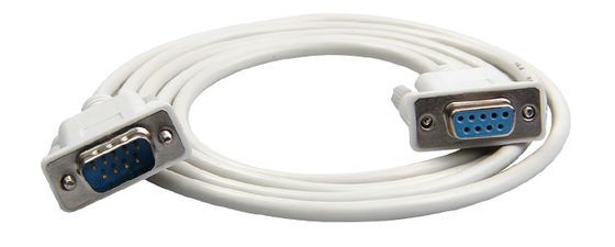 10m Serial  RS232 Com white Male to Female Extension Cable Lead DB9 M TO DB9 F