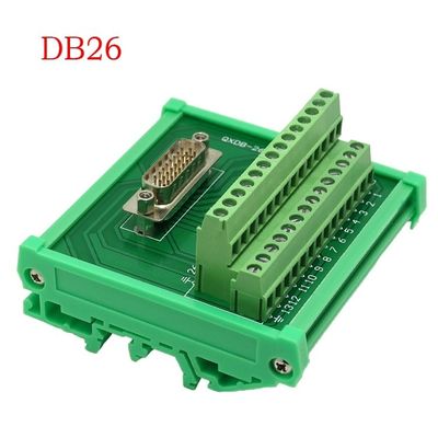 DB26 Male Header Breakout Board Terminal Block Connector Electronics-Salon Breakout Board