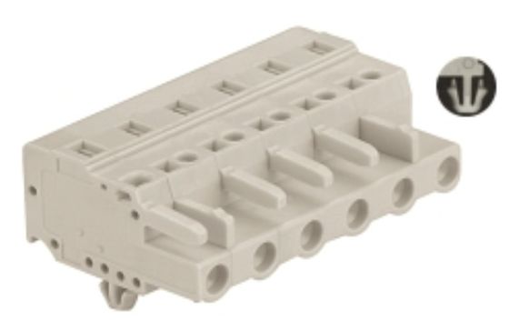 Spring-cage Clamp Terminal Female snap-in syle Pitch: 7.50mm /0.295 in