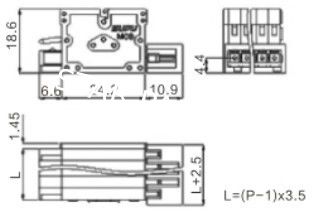 Spring-cage Clamp Terminal Male Standard Style Pitch: 3.50mm/0.138 in