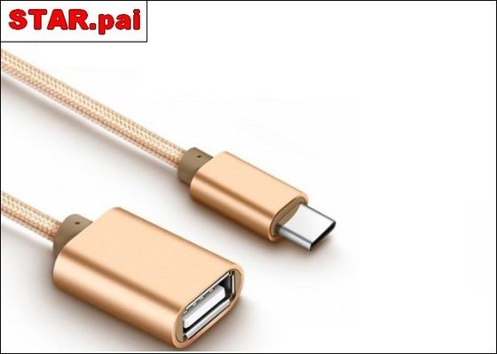 TC-15 USB To Type C Micro USB Data Transfer Cable , OTG Mobile Phone USB Cable