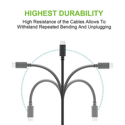 USB-C Type C 3.1 Male to USB 3.0 Fast Charging Cable For Mac Nexus 6P 5X