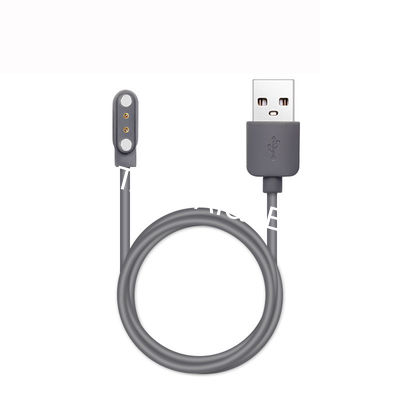 Pogo 2 Pin Connector 4mm Pitch Magnetic USB Data Charge Cable for Portable Juicer Smart Watch