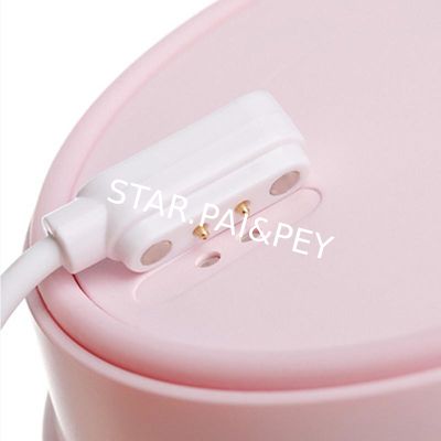 Pogo 2 Pin Connector 4mm Pitch Magnetic USB Data Charge Cable for Portable Juicer Smart Watch