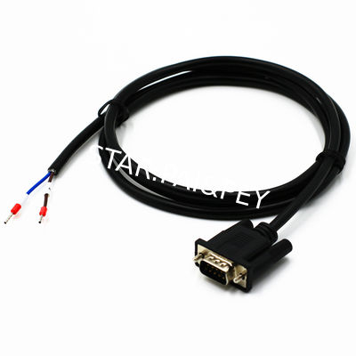 DB9 Male Or Female Connector RS485 Serial Port to 2-pin Terminals Exapansion Cable