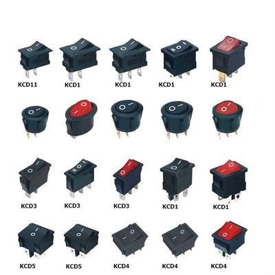 Rocker button switch Toggle Switch KCD4 ON-OFF 6 pins