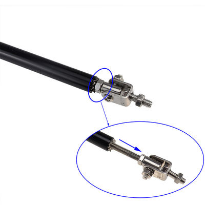 Car Exterior Accessories aluminum Adjustable Front Bumper Surround pull Rod 15cm
