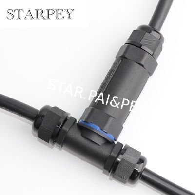 T Type 5 pin wire underwater connector electrical quick fast installation 5 ways IP68 waterproof connector