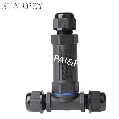 T Type 5 pin wire underwater connector electrical quick fast installation 5 ways IP68 waterproof connector