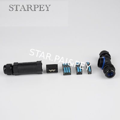 T Type 5 pin wire underwater connector electrical quick fast installation 5 ways IP68 waterproof connector