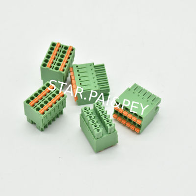 Screwless 3.5mm pitch pluggable spring clamp terminal block HEADER
