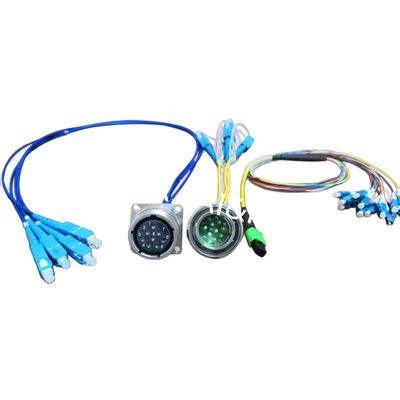 IP67 Photoelectric Mixing Customized Fast Fiber Optic Cable Connector