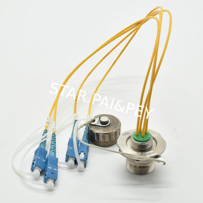 Waterproof SC FC fiber optic cable patch cord 4 pin quick fiber connector