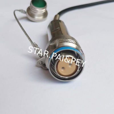 J599 series 2 pin optical fiber square flange socket industrial connector