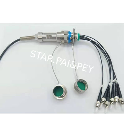 3 header threaded quick butt joint PVC aviation optical fiber cable connector
