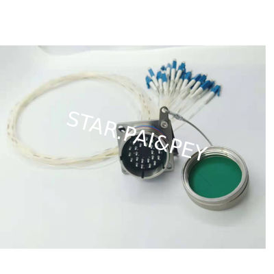 24 pin cable connector SC optical fiber underwater plug electrical socket