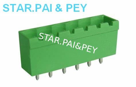 pitch:5.08mm / 0.2 in Plug-in Terminal Block socket end closed Pins:2P-24P