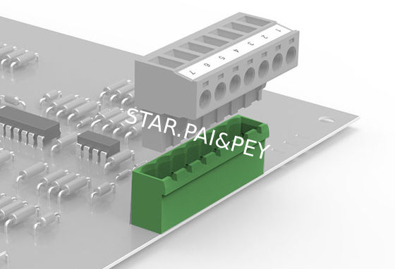 pitch:5.08mm / 0.2 in Plug-in Terminal Block socket end closed Pins:2P-24P