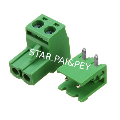 pitch:5.08mm / 0.2 in Plug-in Terminal Block socket end closed Pins:2P-24P