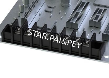 8.25mm/0.325' in Pitch PCB Barrier Terminal Block dip 180° 300V/20A With Approve Connector