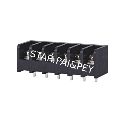 8.25mm/0.325' in Pitch PCB Barrier Terminal Block dip 180° 300V/20A With Approve Connector