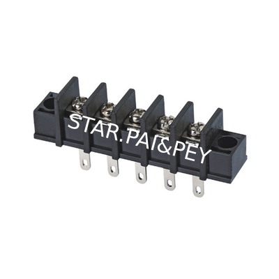 8.25mm/0.325' in Pitch PCB Barrier Terminal Block dip 180° 300V/20A With Approve Connector