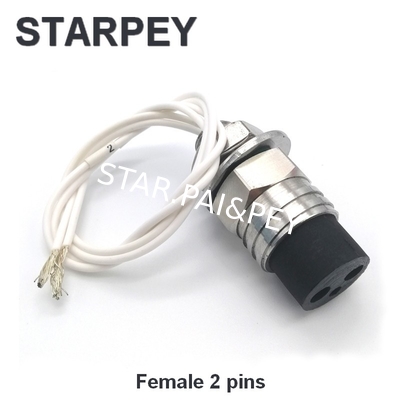 Pluggable wet subsea stainless steel rov connector seacon underwater connector ip69 2pin Subconn