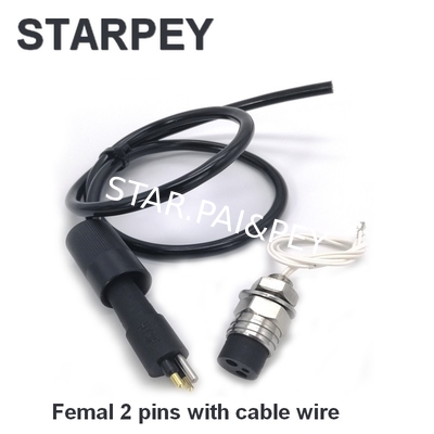 Pluggable wet subsea stainless steel rov connector seacon underwater connector ip69 2pin Subconn