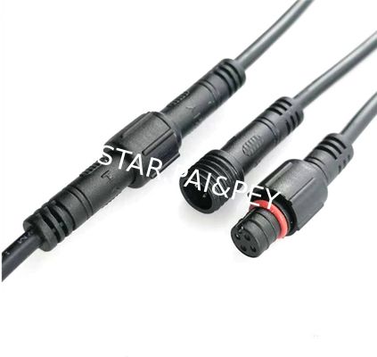 03 poles circular male female waterproof connector,3poles mini connector for LED Lighting