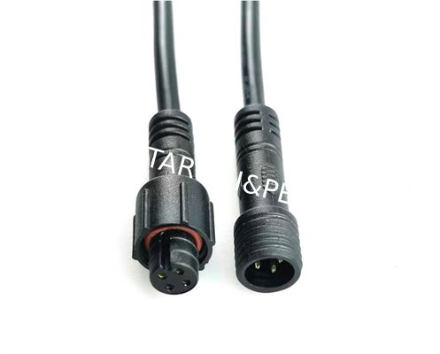 03 poles circular male female waterproof connector,3poles mini connector for LED Lighting