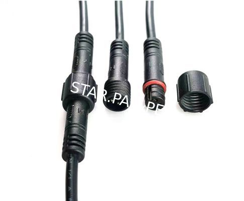 03 poles circular male female waterproof connector,3poles mini connector for LED Lighting